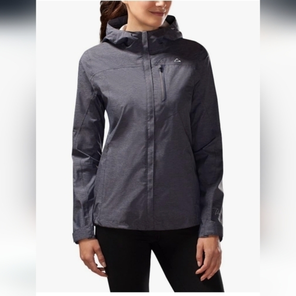 women Gray Hooded Jacket